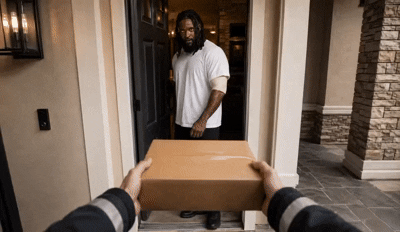 PixVerse_V6_Image_Text_540P_er_nimmt_den_paket.gif